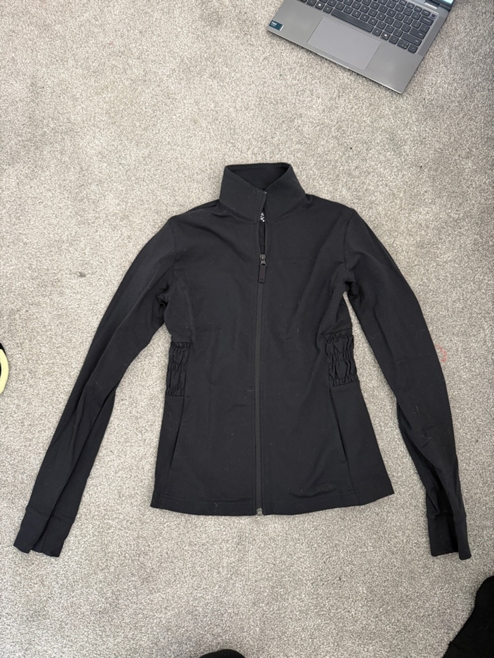 Reebok Black Women's Zip Front Bomber Jacket